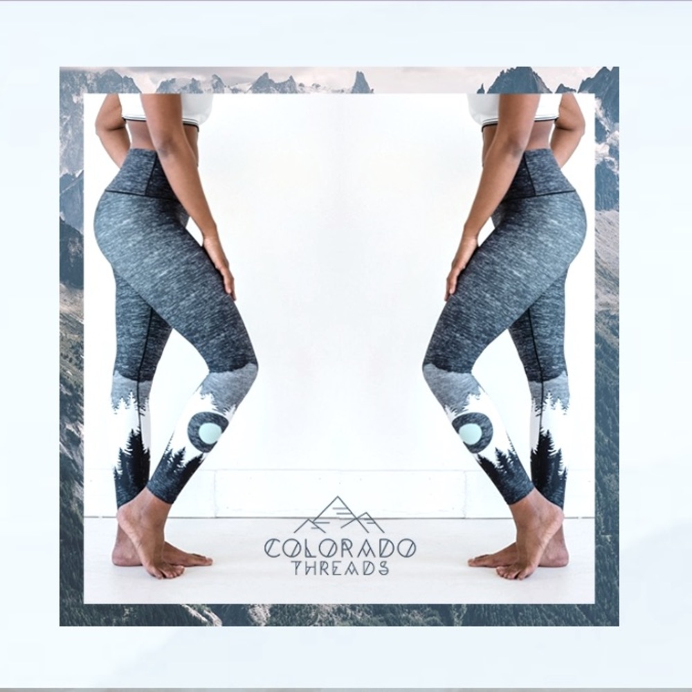 Colorado Threads leggings, size Large, almost new